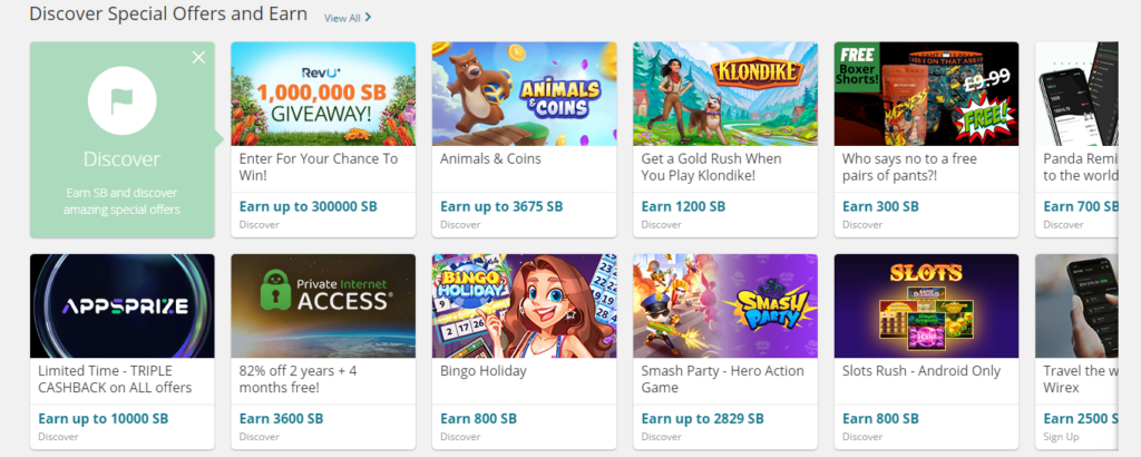 Ganhar com a Swagbucks