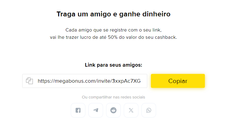 Megabonus cashback