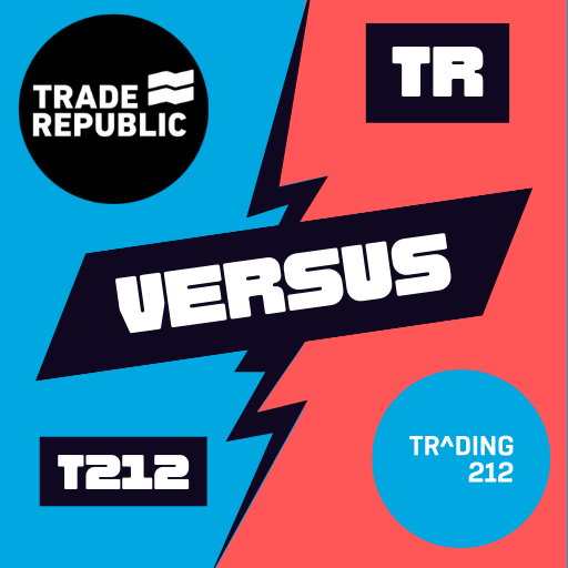 Trade Republic vs Trading212 logo